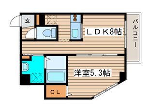 クラッセ北大前の物件間取画像